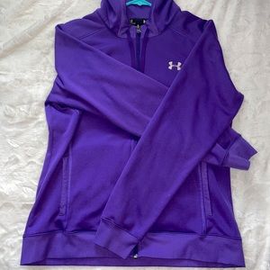 Purple UA Zip Up Jacket